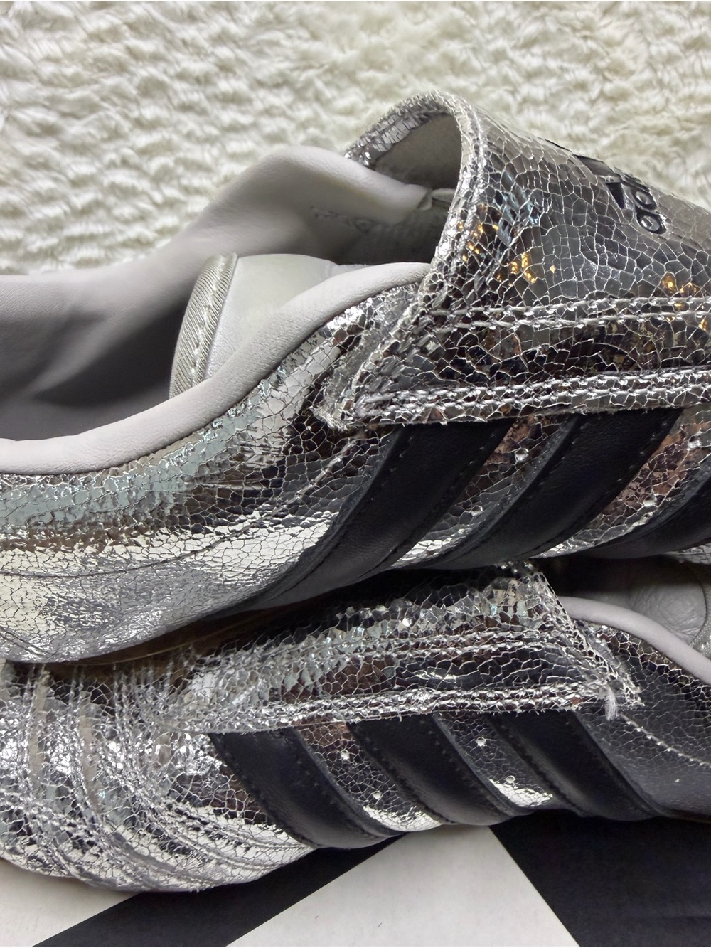 Adidas Taekwondo Silver Metallic Black (Women's) - Picture 8 of 12